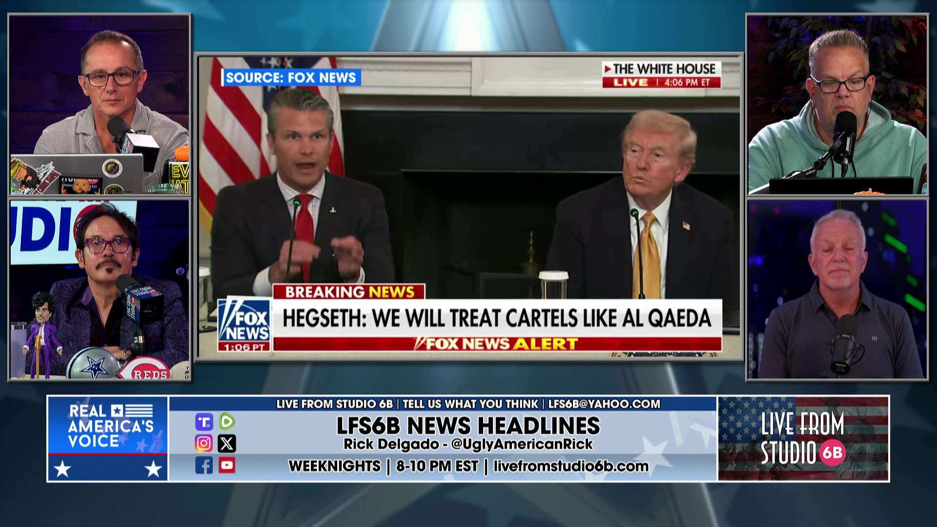 10-23-25 7 - Camryn Kinsey talks taxes, Trump and Hegseth on war with Cartels, NYC mayoral debate