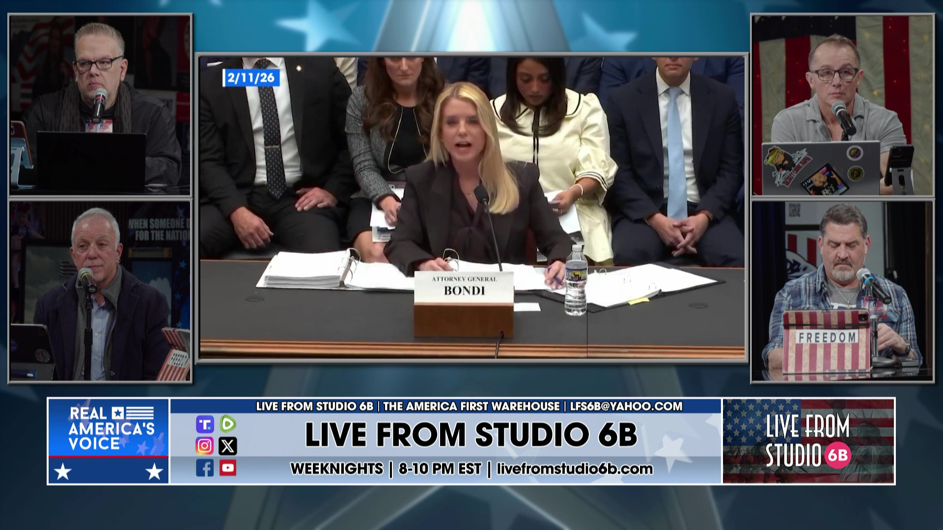 2-12-26 3 - Canadian trans shooter Jesse Strang, Pam Bondi Testimony