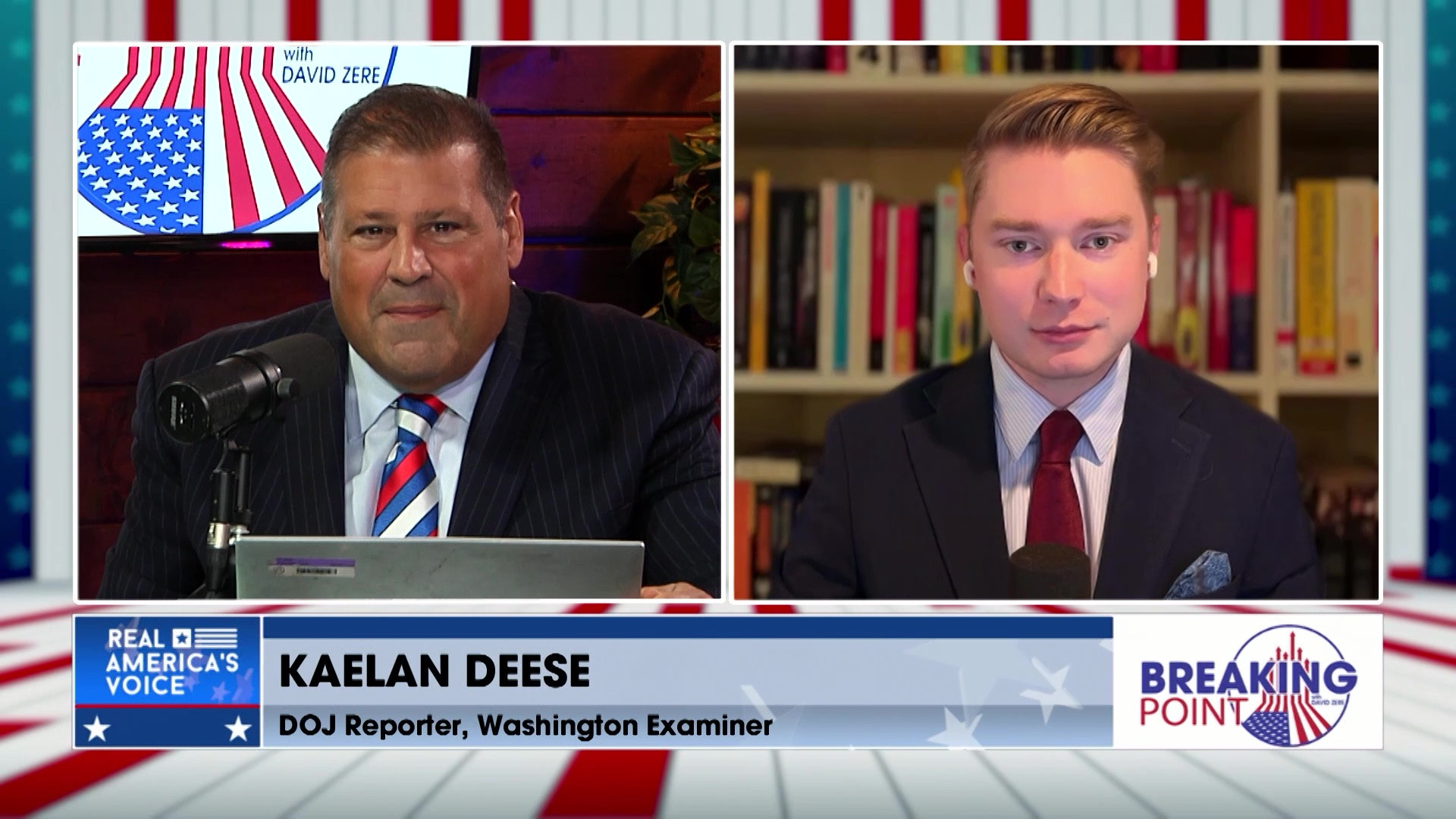 BP 8-1-26 D - David gets news updates  and more from Washington Examiner DOJ Reporter Kaelan Deese