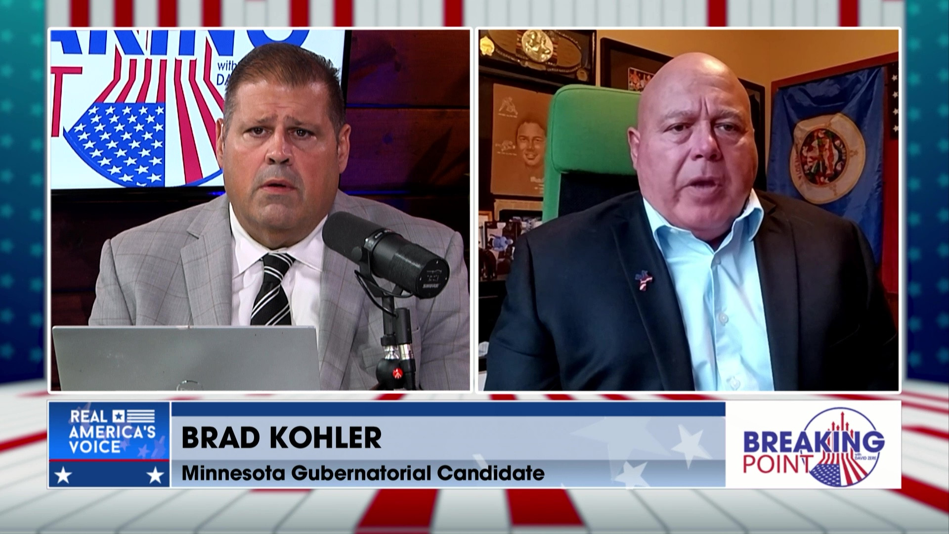 BP 9-06-25 A  - David chats with Minnesota Gubernatorial Candidate Brad Kohler