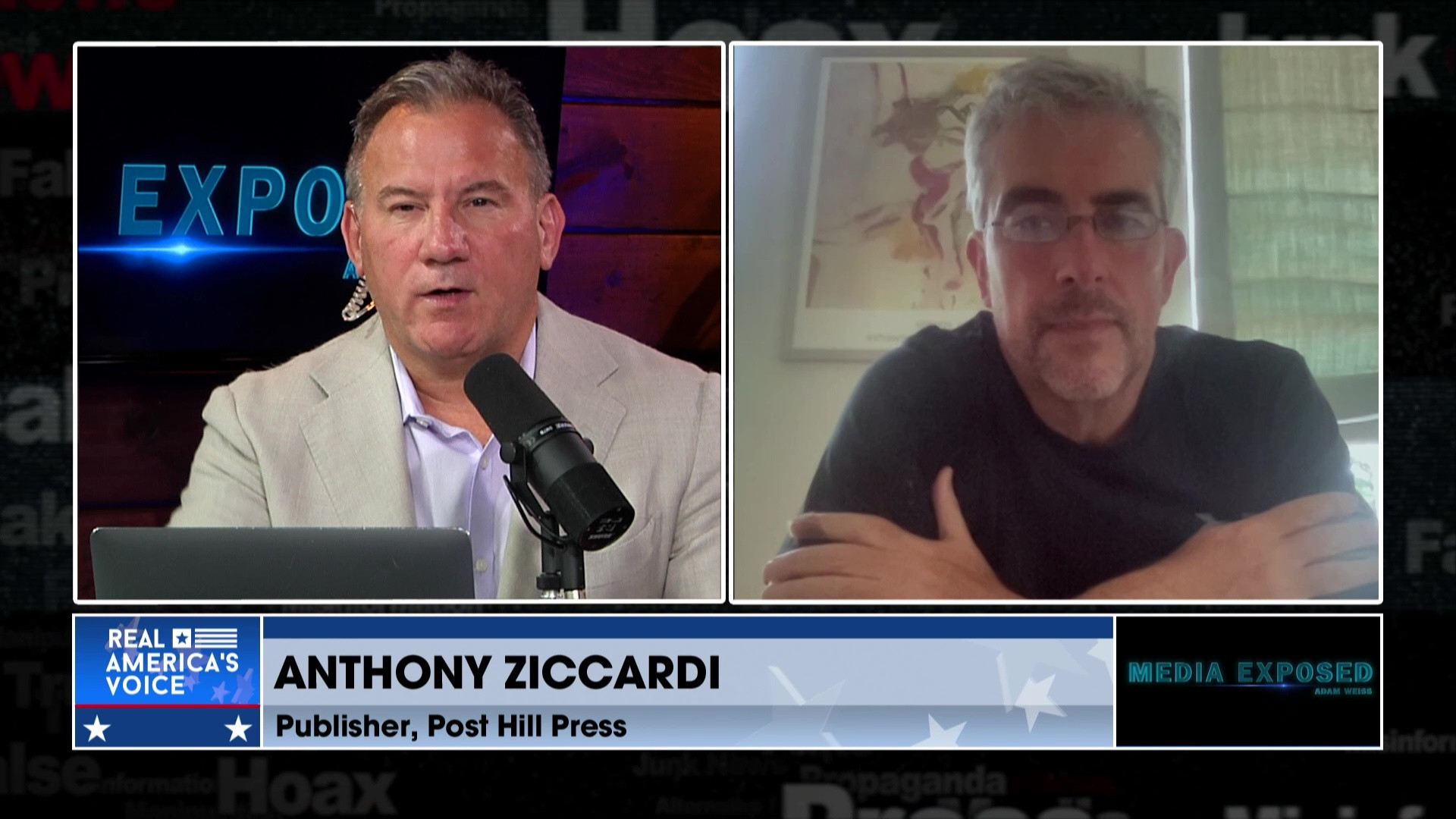 ME 8-10-25 B - Adam and Publisher Anthony Ziccardi talk about Kamala trying to push her book