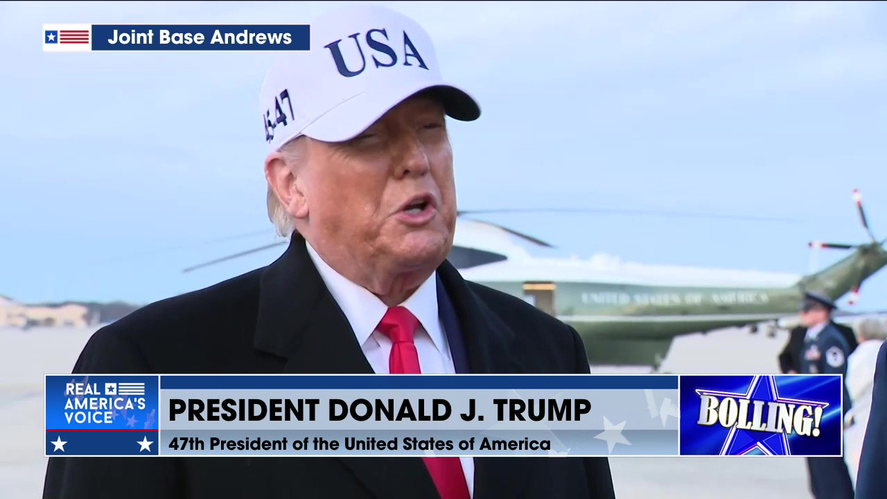 PRESIDENT TRUMP SPEAKS TO THE PRESS