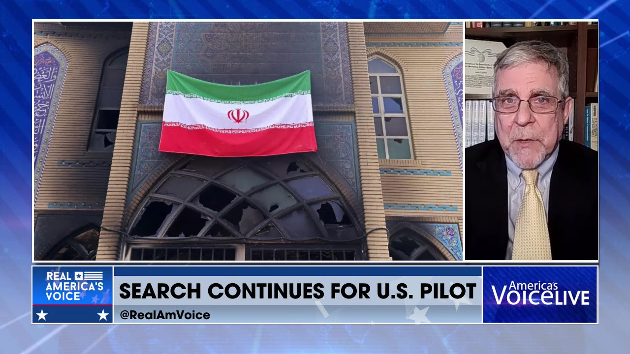 THE SEARCH FOR THE DOWNED USAF PILOT CONTINUES IN IRAN
