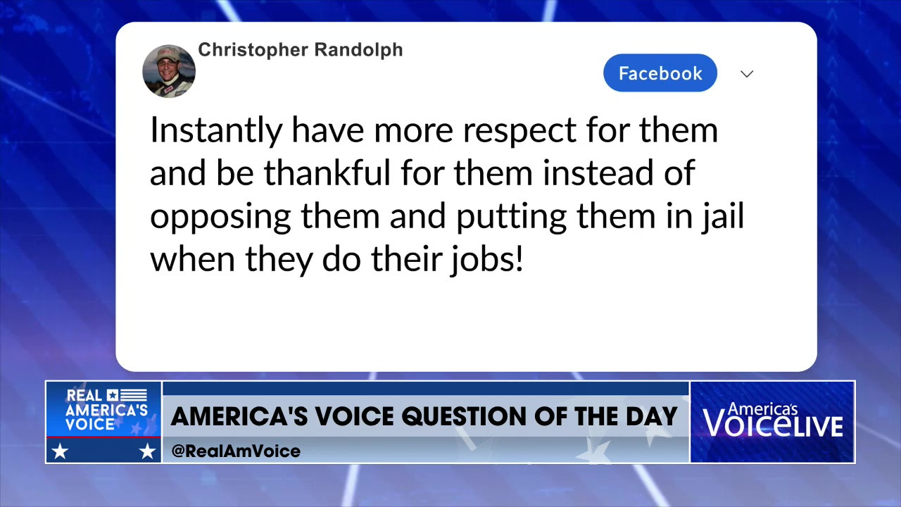 AMERICA'S VOICE QUESTION OF THE DAY
