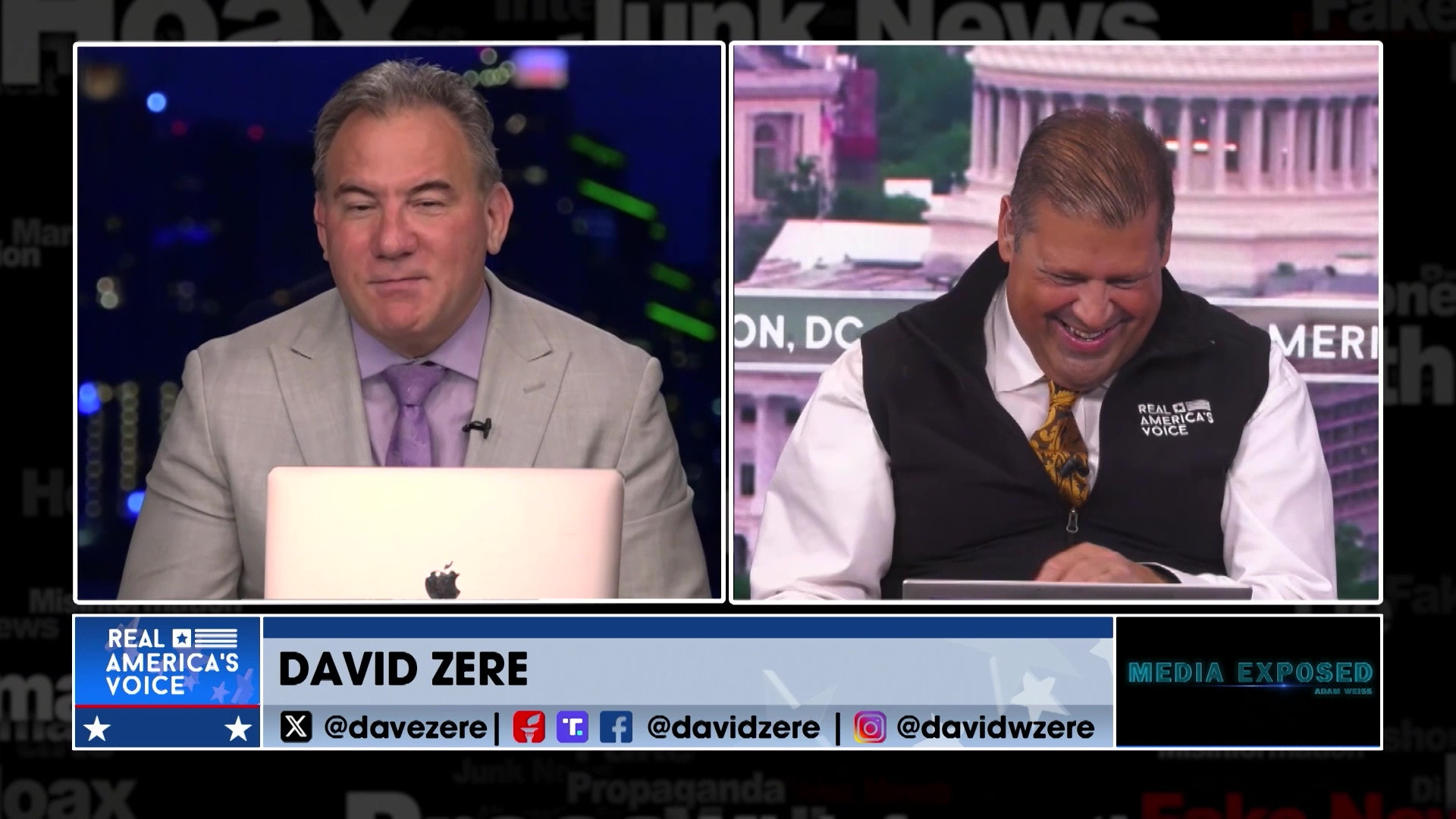 ME 4-19-26 D - Adam and David Zere discuss Trump AI post, DoorDash Grandma at the White House