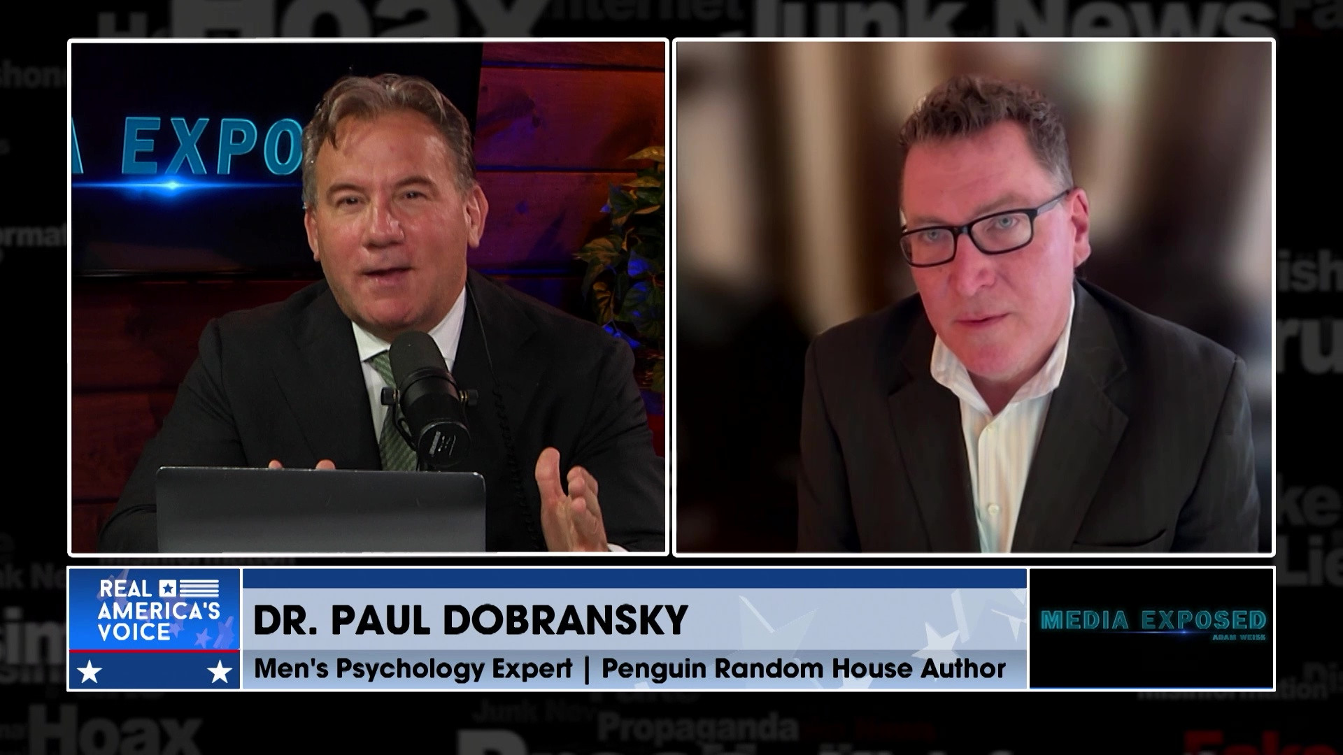 ME 7-19-26 B - Adam and Dr. Paul Dobransky look at the Democrats discovering "Men"