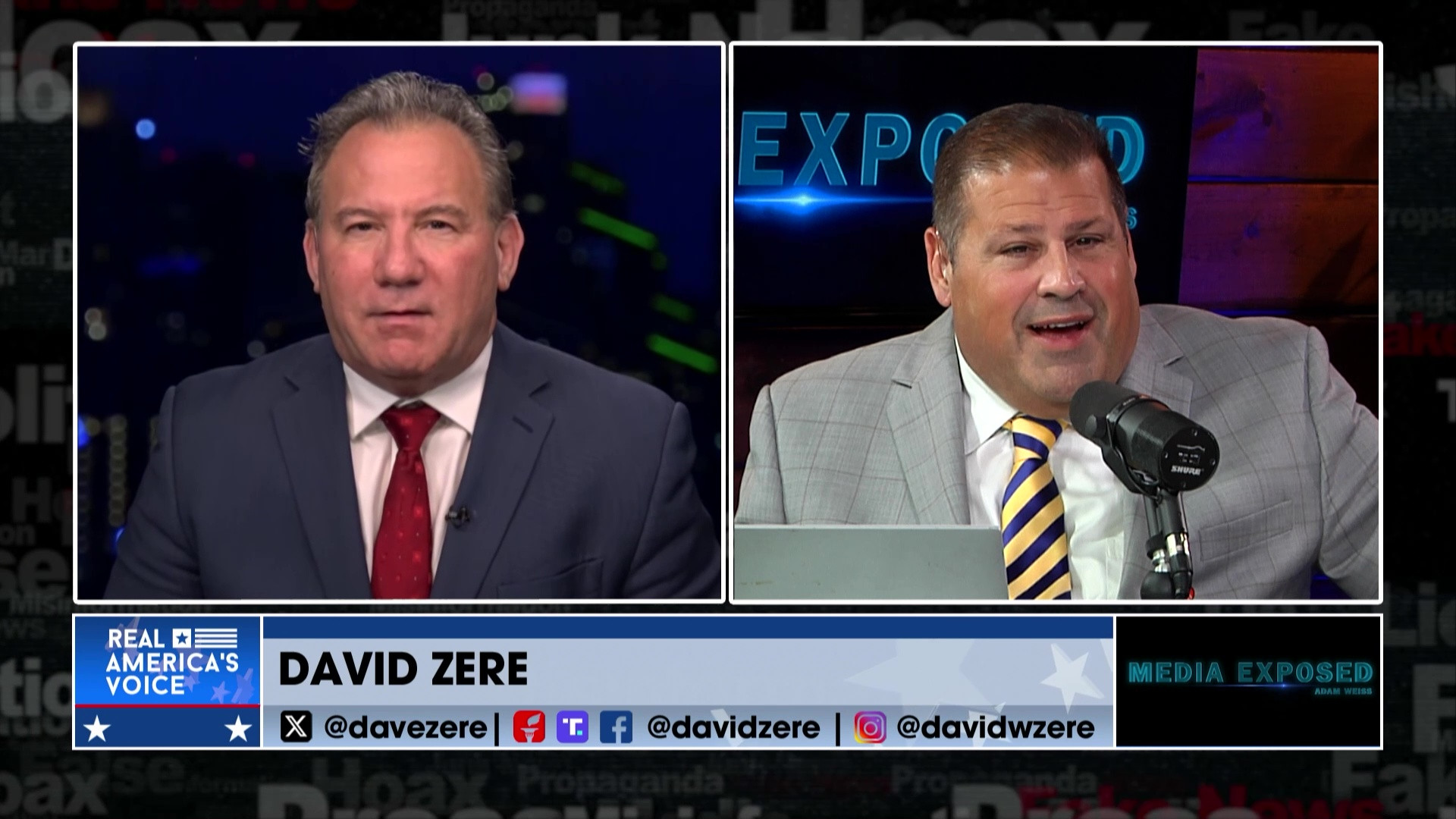 ME 11-23-25 B - Adam and David Zere discuss Trump biting back against the MSM