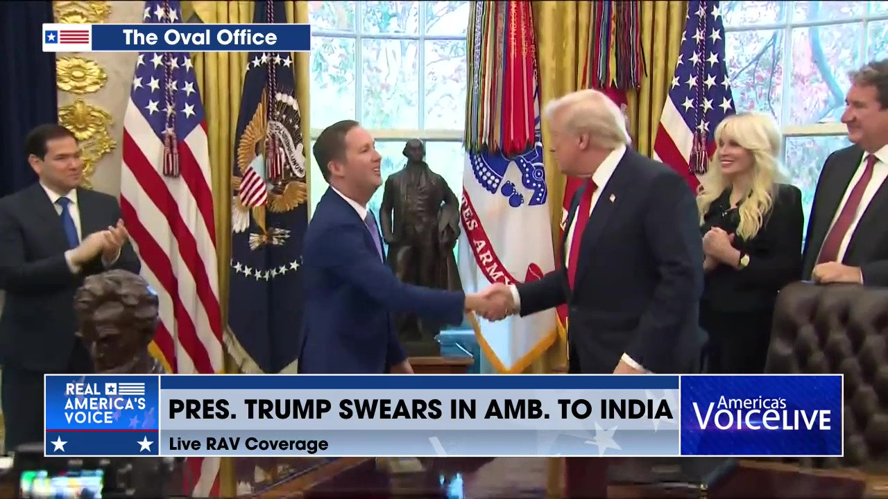 SERGIO GOR SWORN IN AS U.S. AMBASSADOR TO INDIA