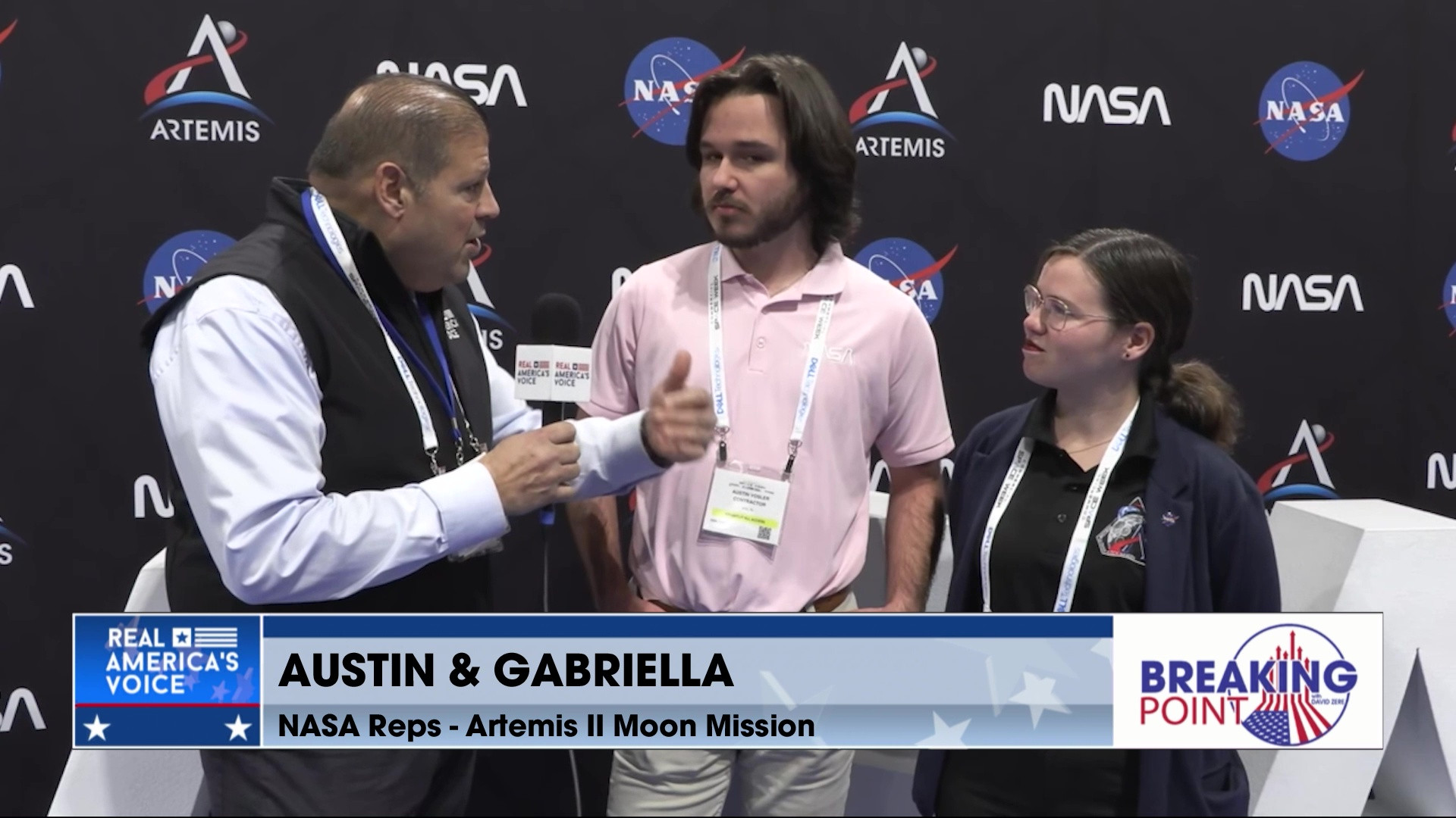 BP 1-31-26 B - David meets exhibitors and guests at SpaceCom - Space Congress 2026 in Orlando FL