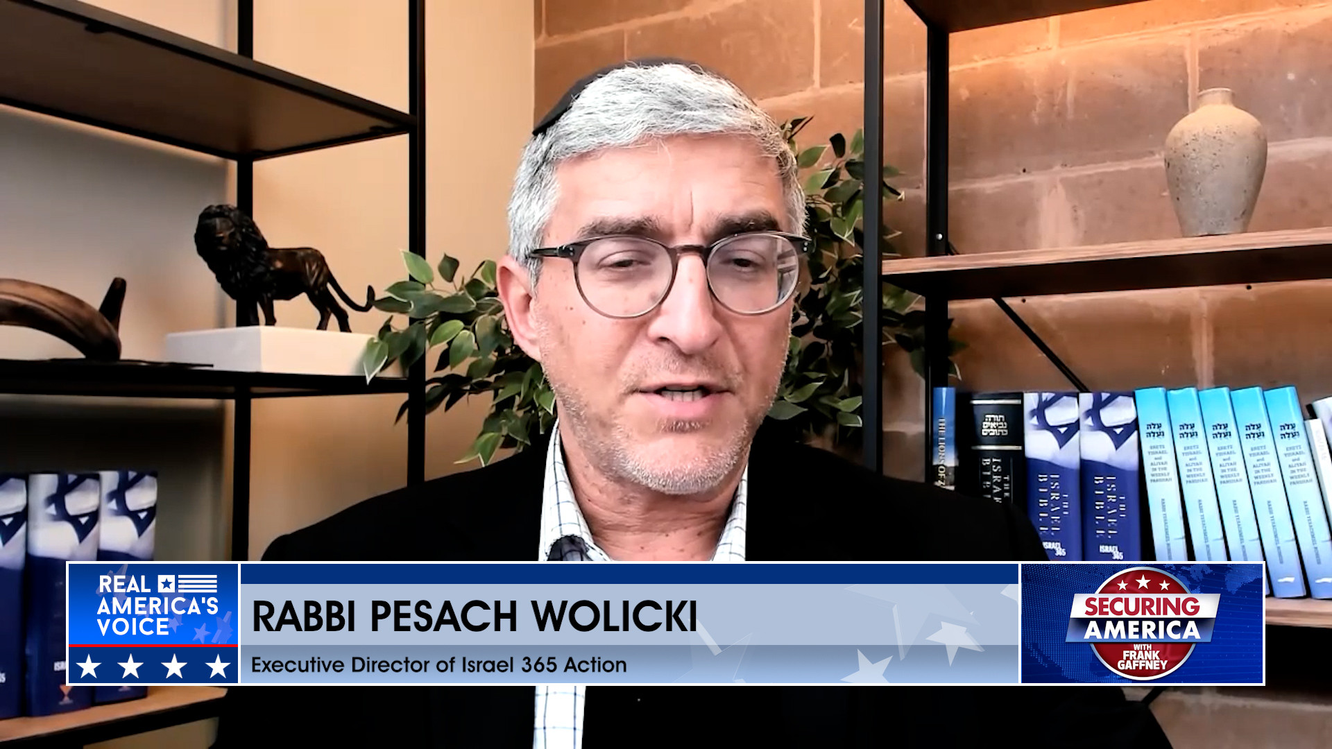 Frank Gaffney is joined by Rabbi Pesach Wolicki Pt. 1