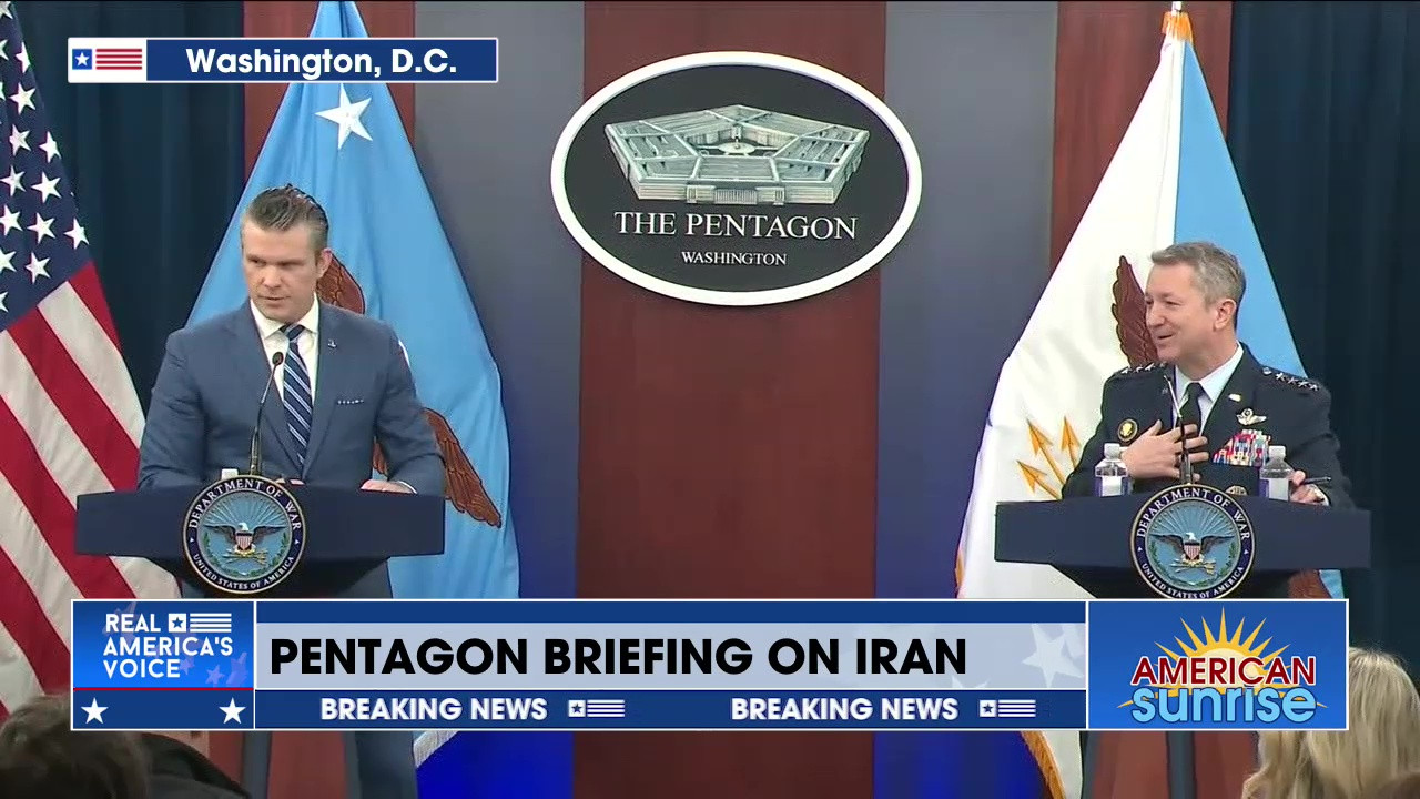 SECRETARY HEGSETH AND CHAIRMAN CAINE HOLD PRESS BREIFING