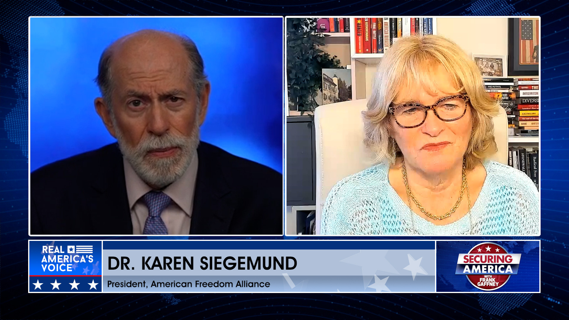 Frank Gaffney is joined by Karen Siegemund Pt. 5
