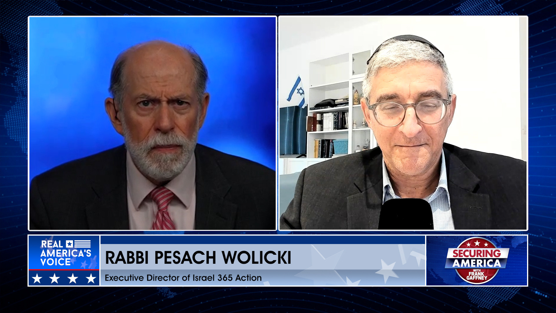 Frank Gaffney is joined by Rabbi Pesach Wolicki Pt. 1