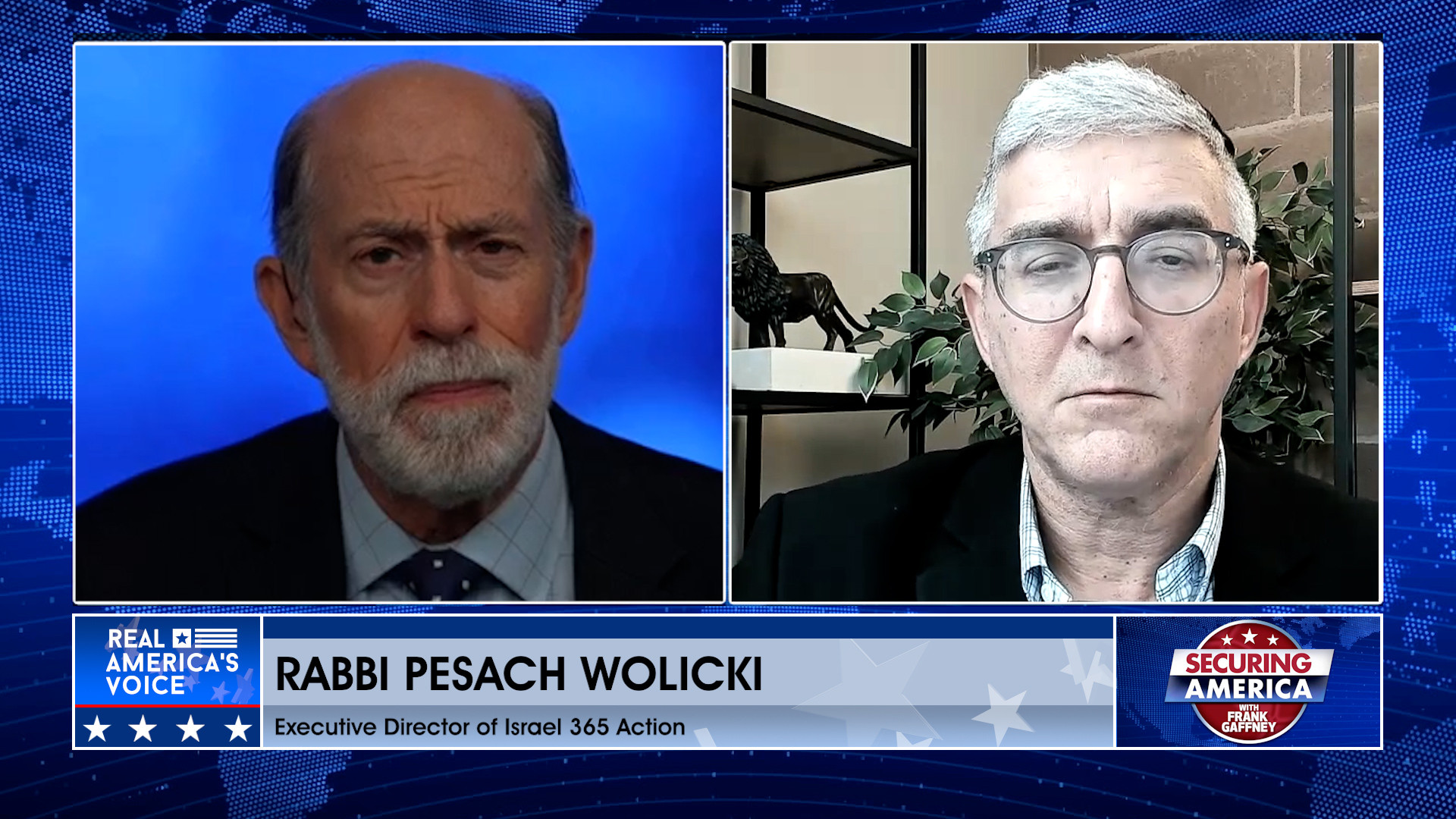 Frank Gaffney is joined by Rabbi Pesach Wolicki