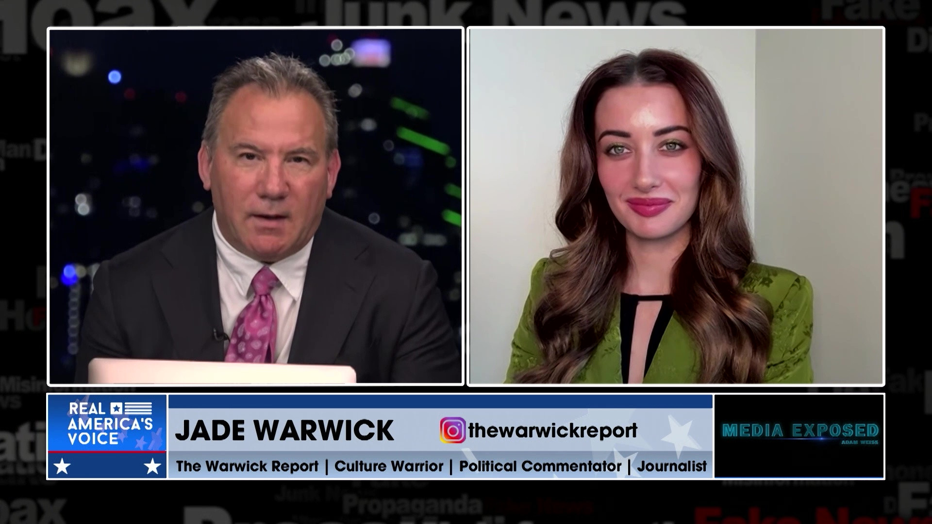 ME 3-15-26 A - Adam and Jade Warwick talk Burger Media Wars and CNN false reporting