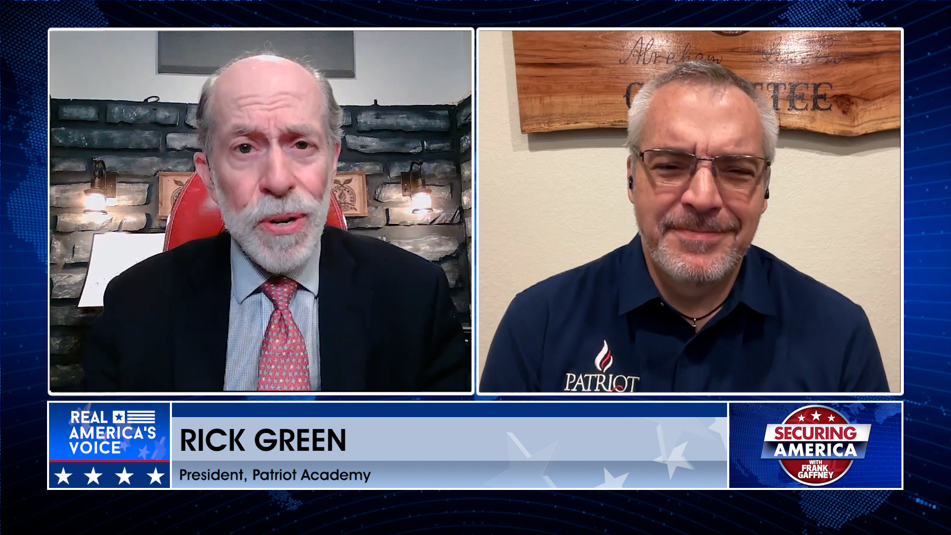 Frank Gaffney is by Rick Green Pt. 1