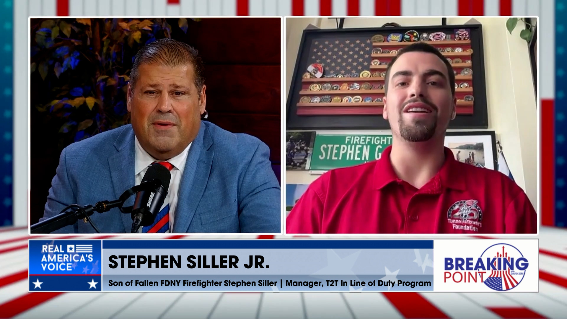 9/11 25 Years Later - David Interviews Stephen Siller Jr. From The Tunnel To Towers Foundation