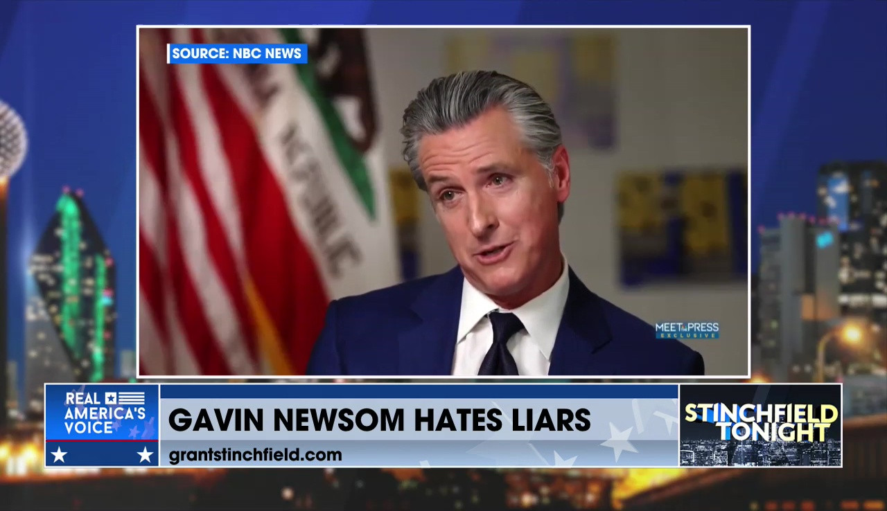 IRONIC: NEWSOM SAYS HE DOESN'T LIKE LYING POLITICIANS