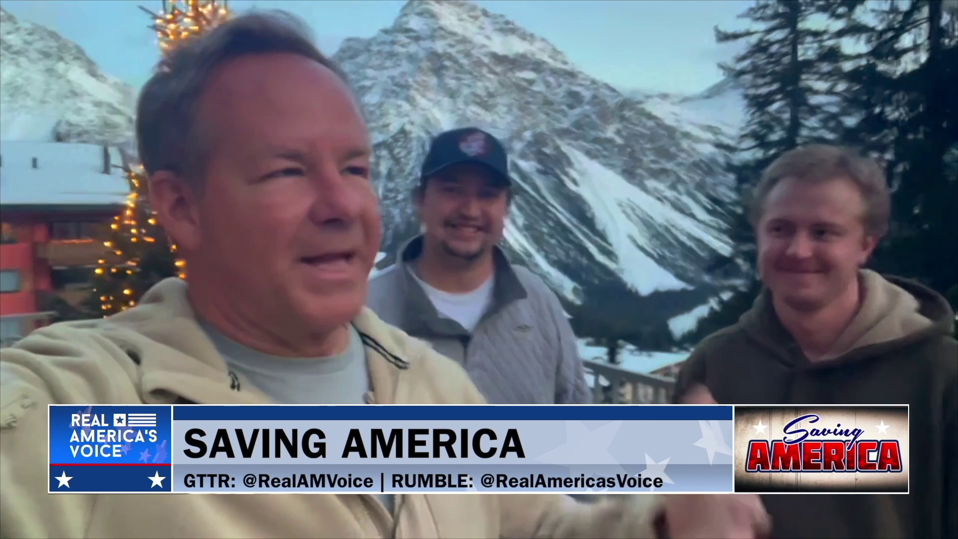 ON THE GROUND IN DAVOS SWITZERLAND