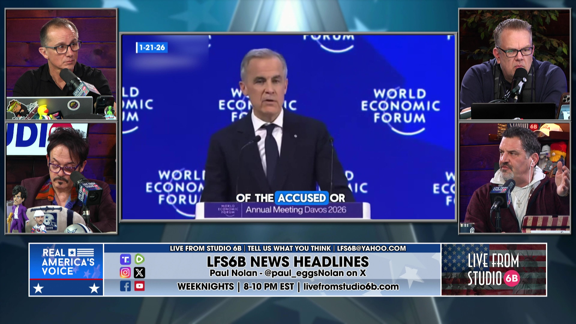 1-21-26 3 - Slick has Sports, Carney at the WEF, details of Trump Greenland deal