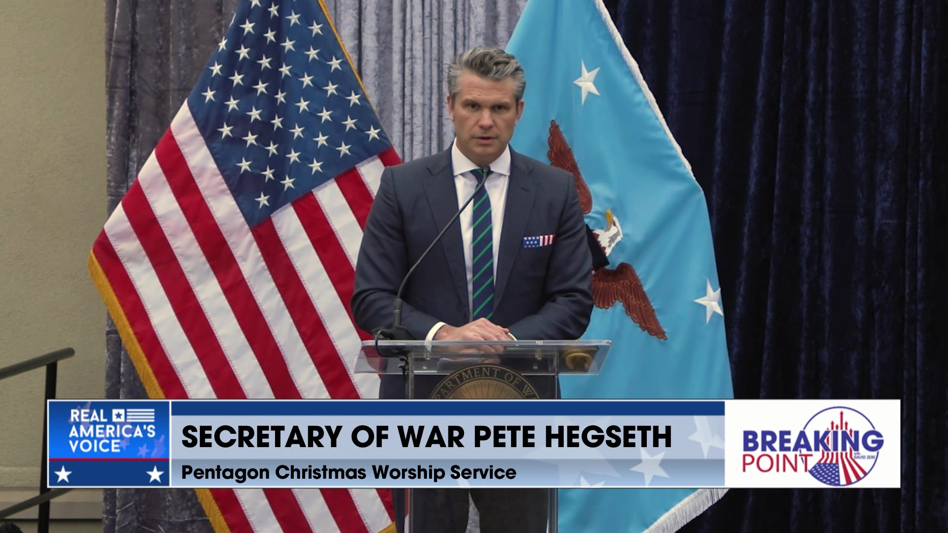 BP 12-20-25 D - House Ways and Means, Kevin Hassett, Pete Hegseth at the Christmas Worship Service