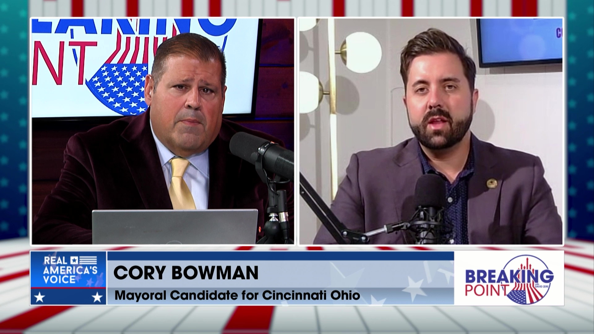 BP 11-01-25 B - David talks with Cincinnati Mayoral Candidate Cory Bowman