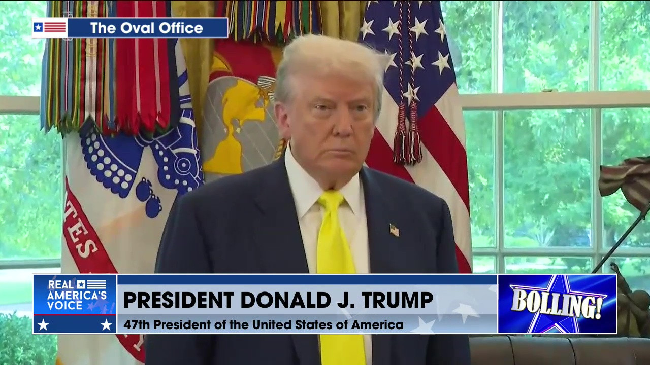 PRESIDENT DONALD J. TRUMP SPEAKS TO THE PRESS