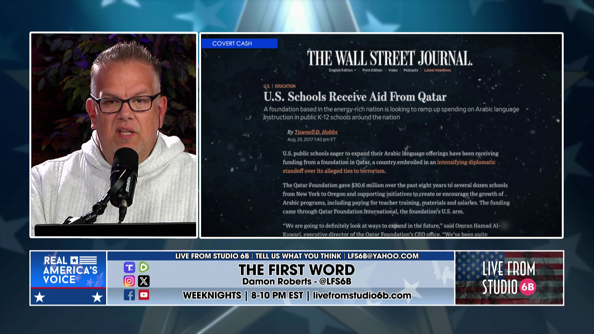 10-2-25 1 - First Word on Qatar's Influence over US Education