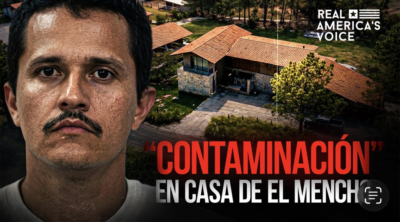 LIMPIAN EVIDENCIA DE LA CASA DE EL MENCHO EN MEXICO