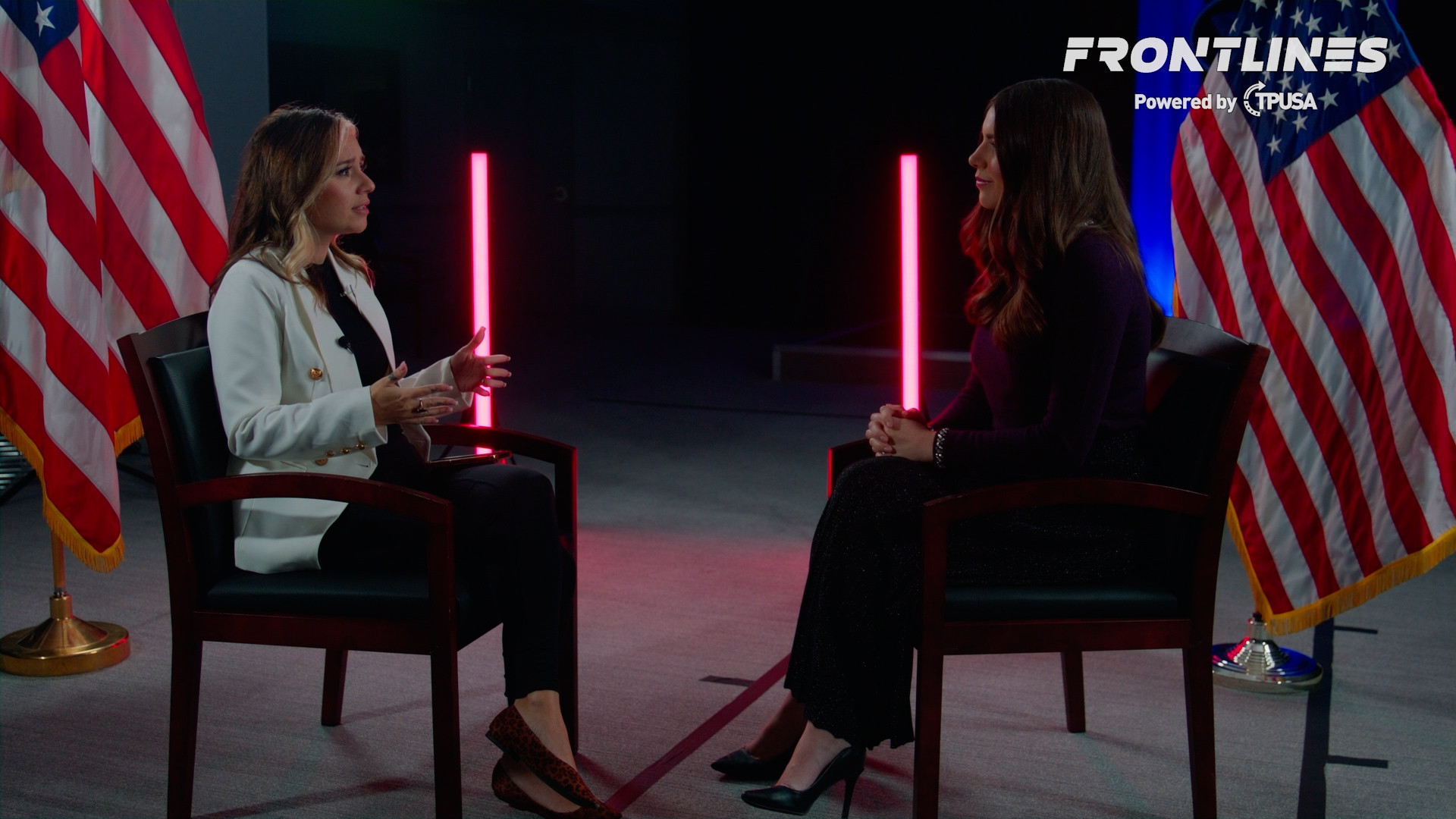 Monica Paige interviews Kinglsey Wilson at the Pentagon