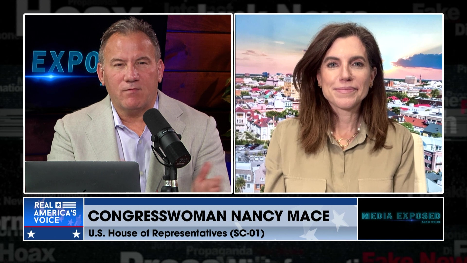 ME 8-10-25 C - Adam speaks with Congresswoman Nancy Mace on media bias and running for SC Governor
