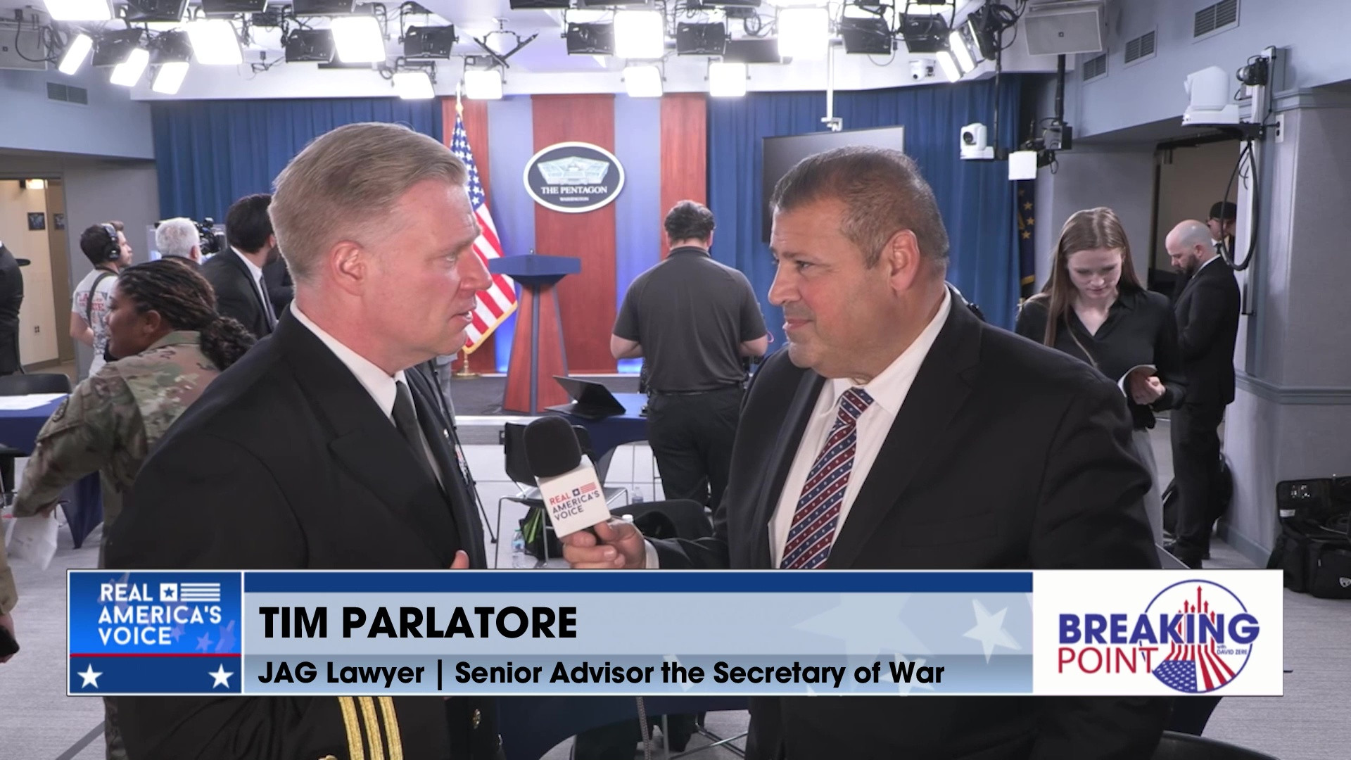 BP 12-6-25 D - David talks with Tim Parlatore and is part of the Pentagon Press Briefing