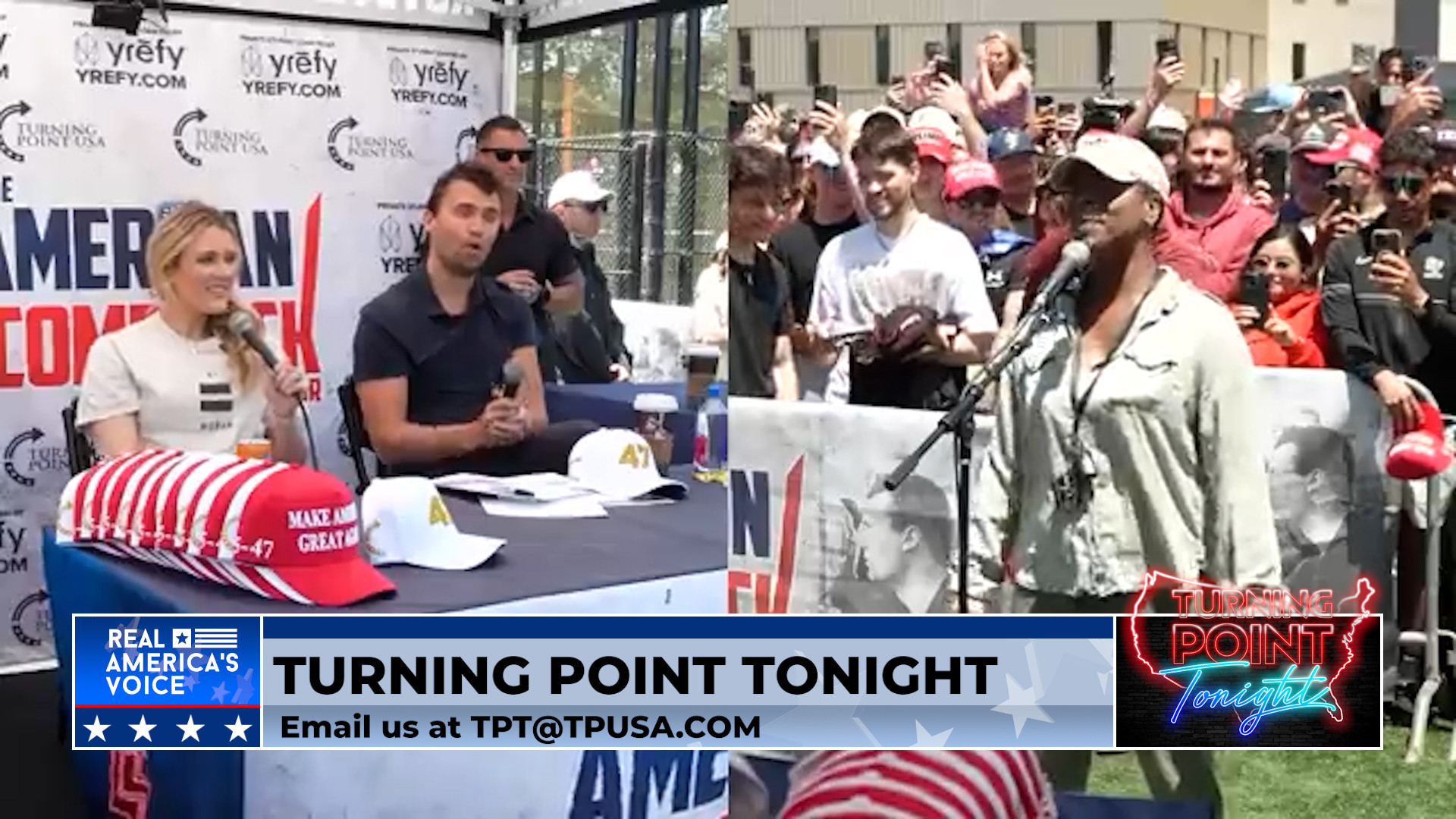 Thanksgiving Special - Charlie Kirk and Riley Gaines at San Francisco State