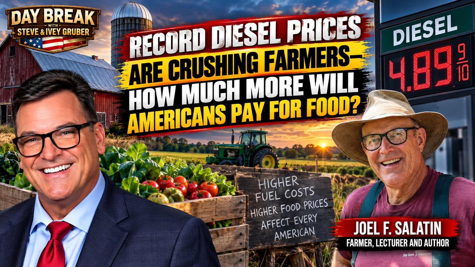 Diesel Prices Are Crushing Farmers and Raising Food Costs | With Joel Salatin