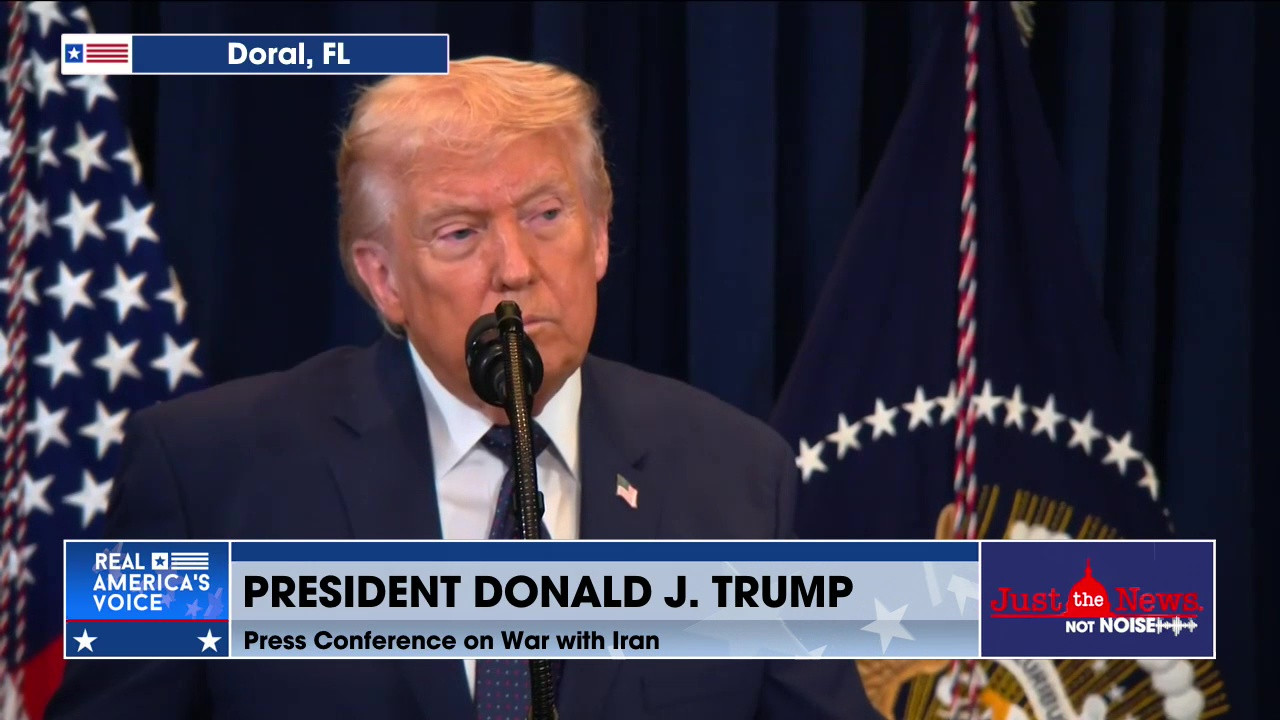 PRESIDENT DONALD TRUMP'S PRESS  CONFERENCE ON THE IRANIAN CONFLICT