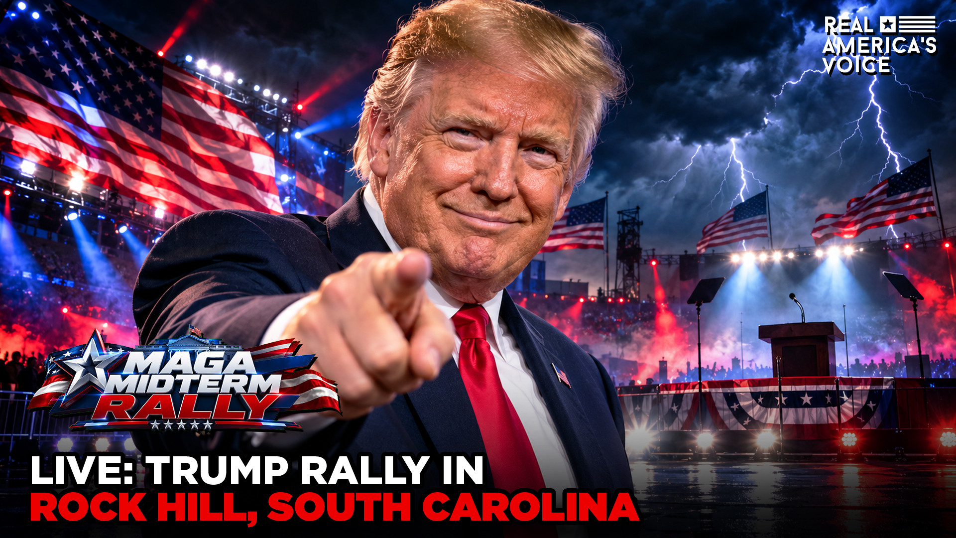 MIDTERM MAGA RALLY -- ROCK HILL, SC - OCTOBER 29TH, 2026 -  PT 1