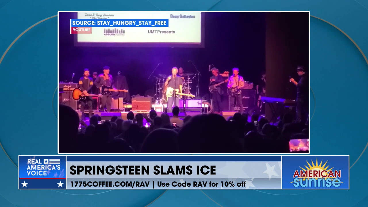 SPRINGSTEEN SLAMS ICE