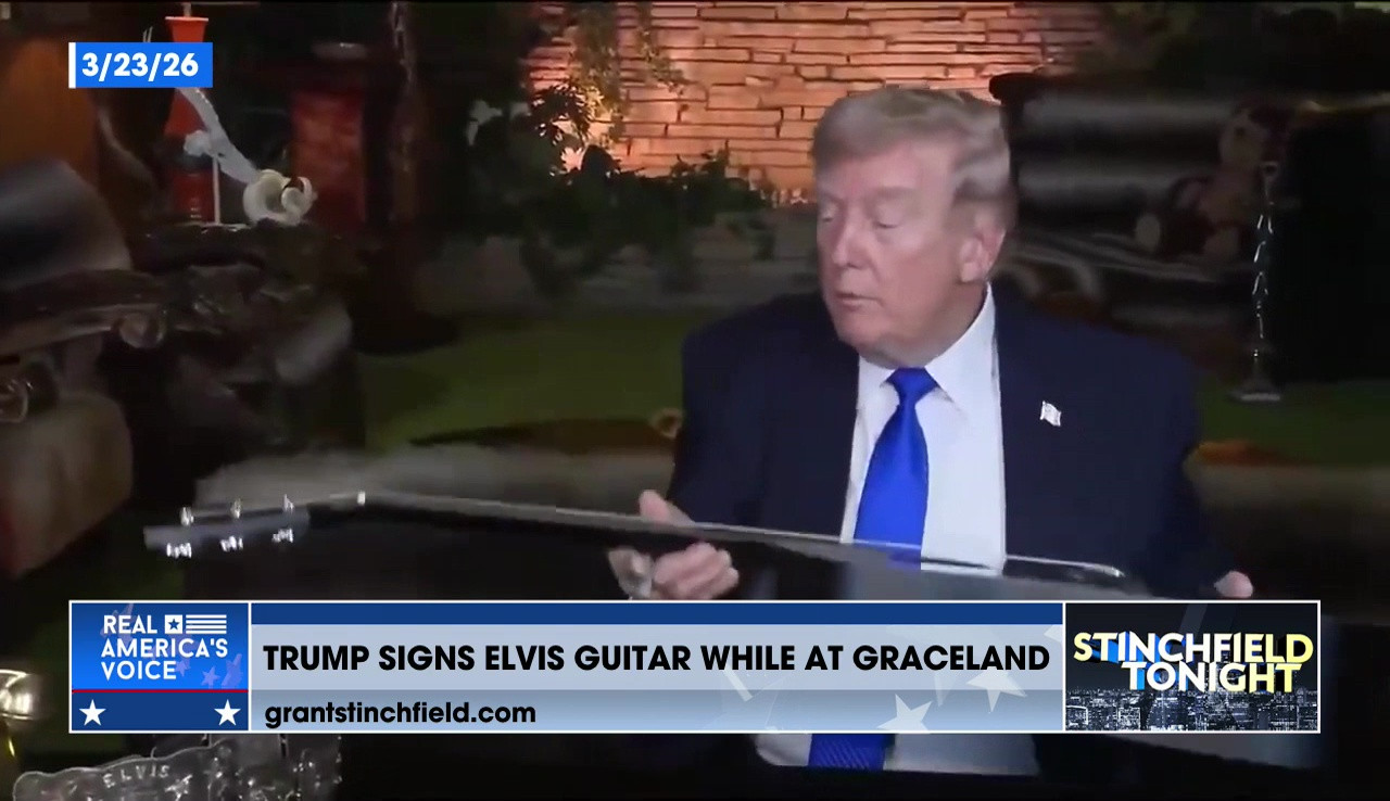 TRUMP VISITS GRACELAND