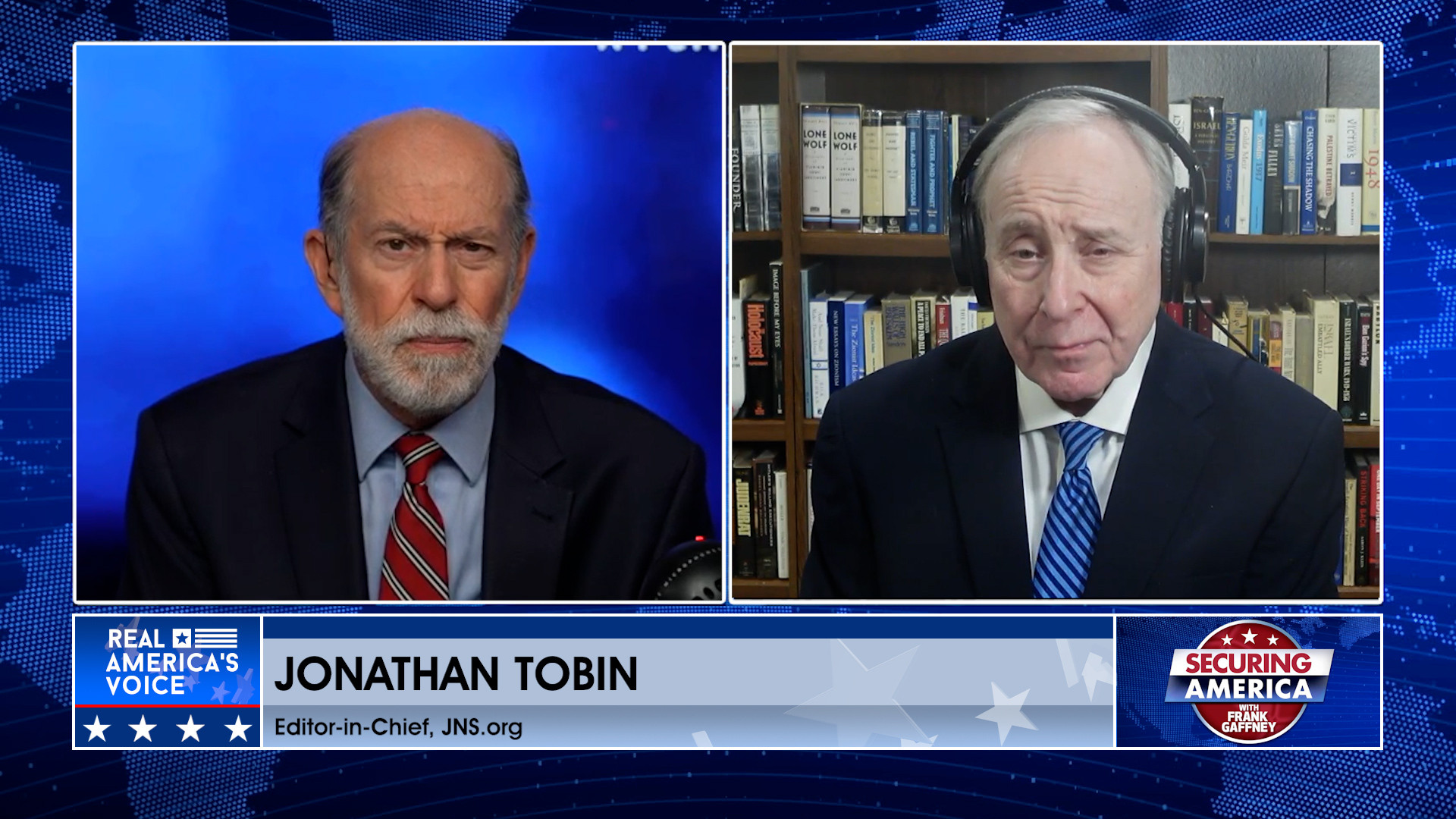 Frank Gaffney is joined by Jonathan Tobin Pt. 1