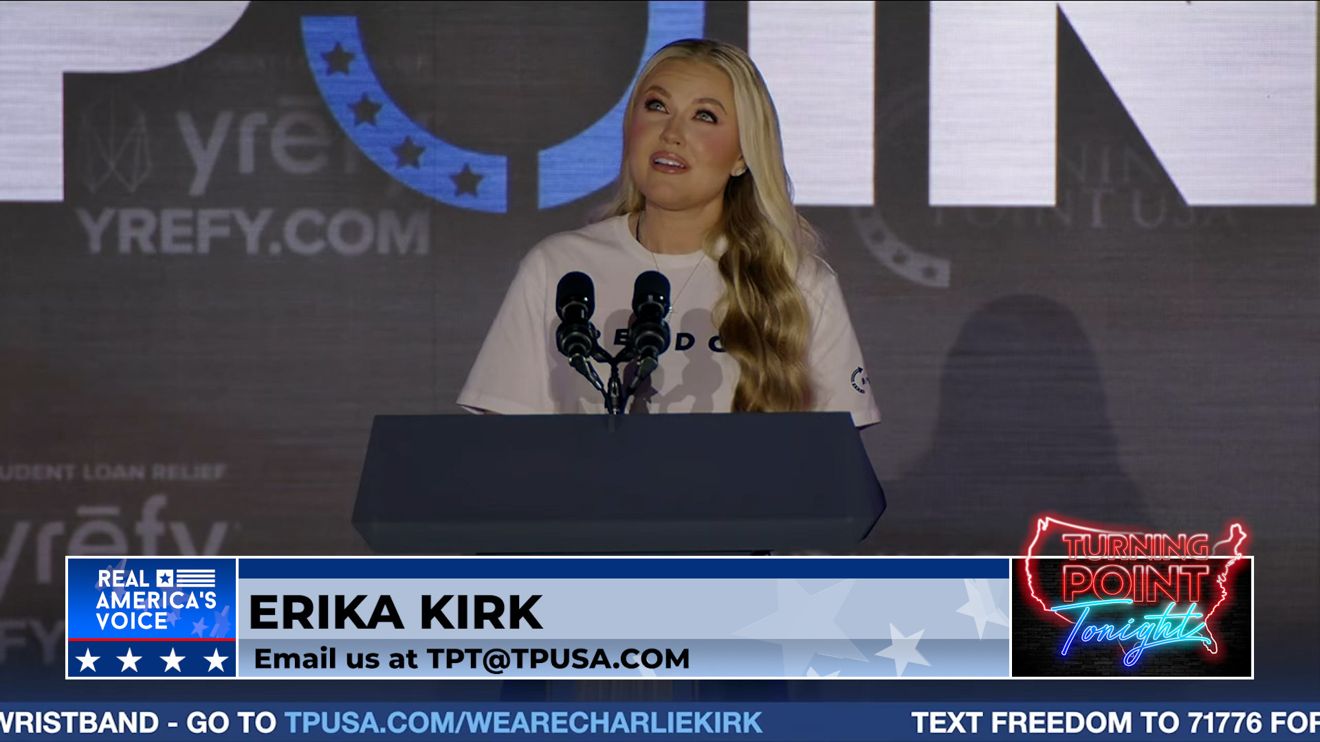 Erika Kirk and JD Vance Speak at Ole Miss