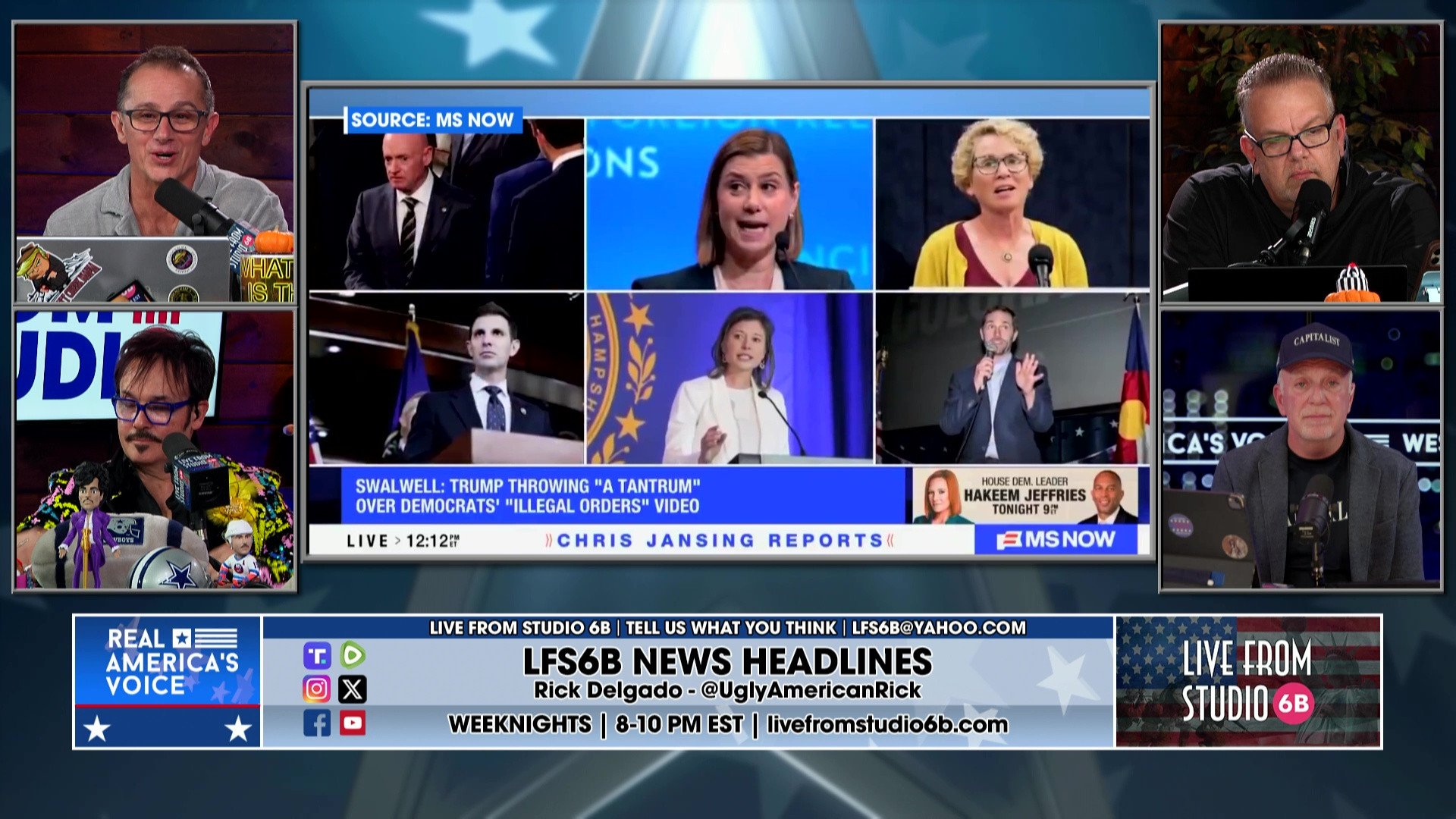 12-4-25 5 - Slick has Sports, Warner and Swalwell on the Military, Stephen A Smith Marvels at Trump