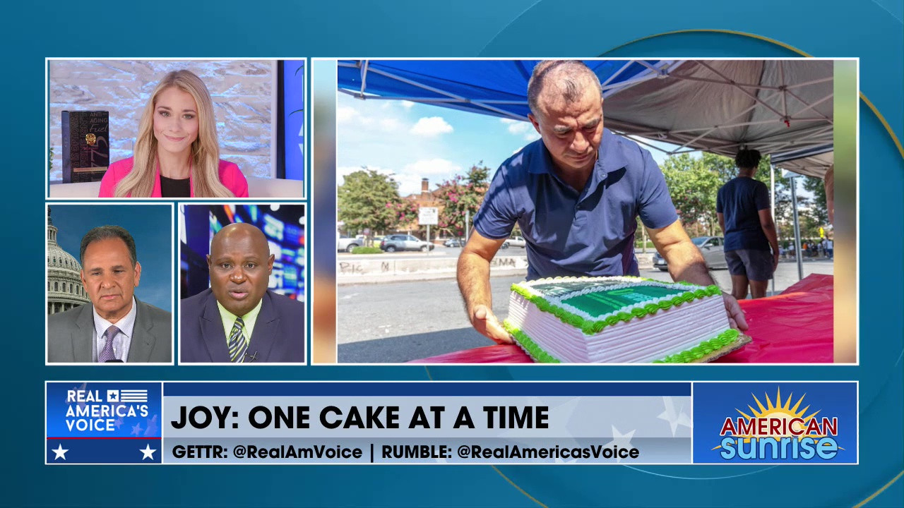 BAKER SPREADS JOY ONE CAKE AT A TIME