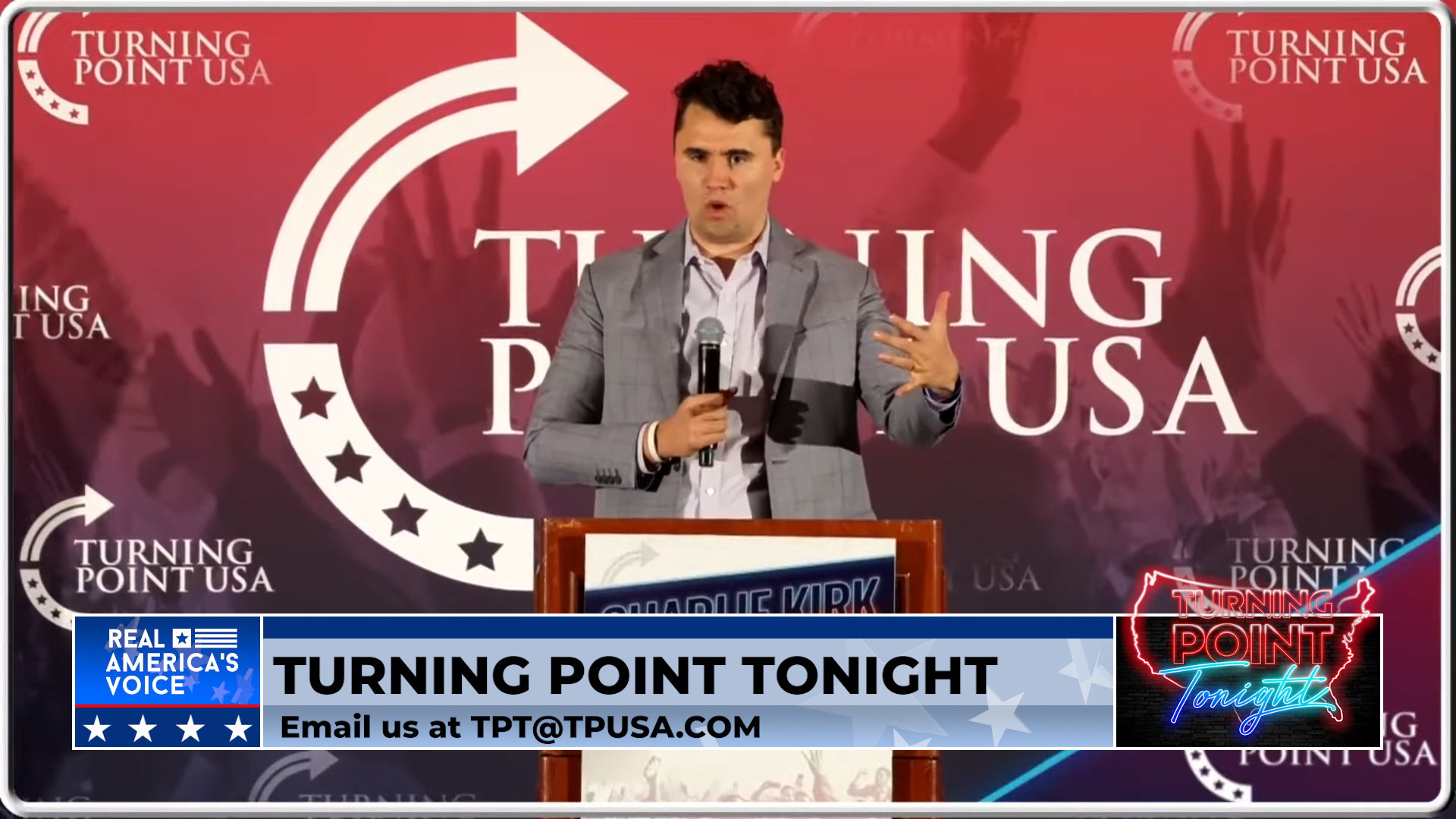 Charlie Kirk at the University of Arizona