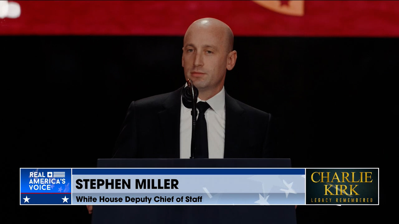 Uncle Ted plays the second half of Stephen Miller's speech from the Charlie Kirk Memorial