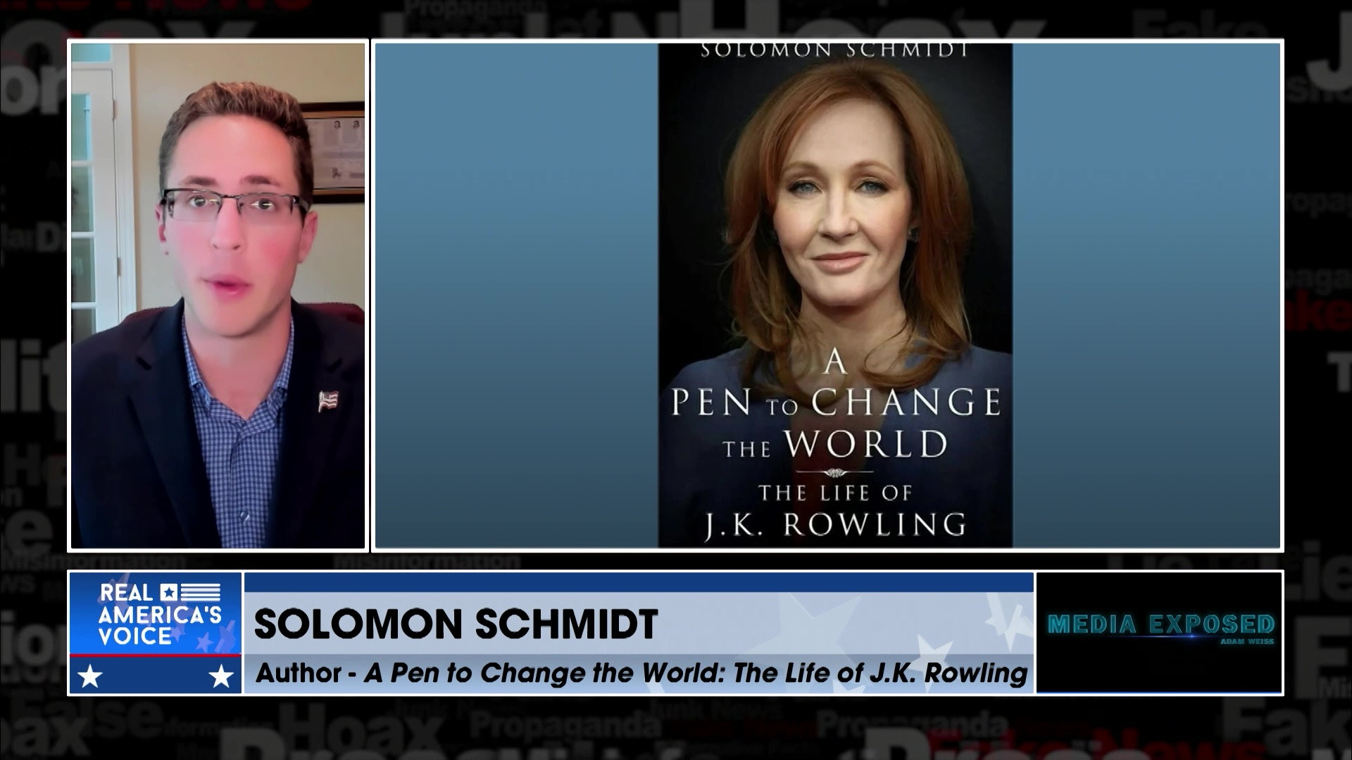 ME 7-12-26 B - Adam and Author Solomon Schmidt discuss his book and JK Rowling and The Royal Family