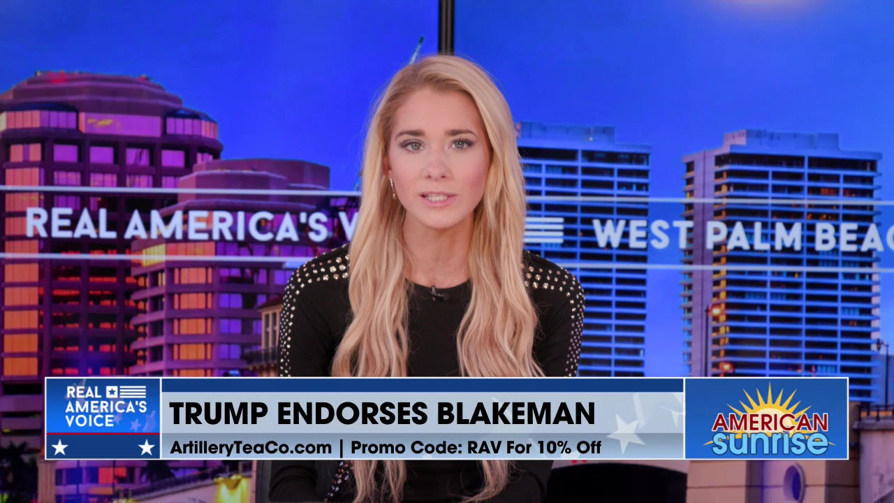 TRUMP ENDORSES BLAKEMAN