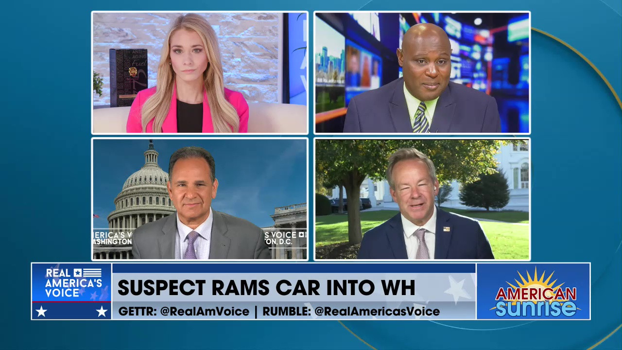 SUSPECT RAMS CAR INTO WH