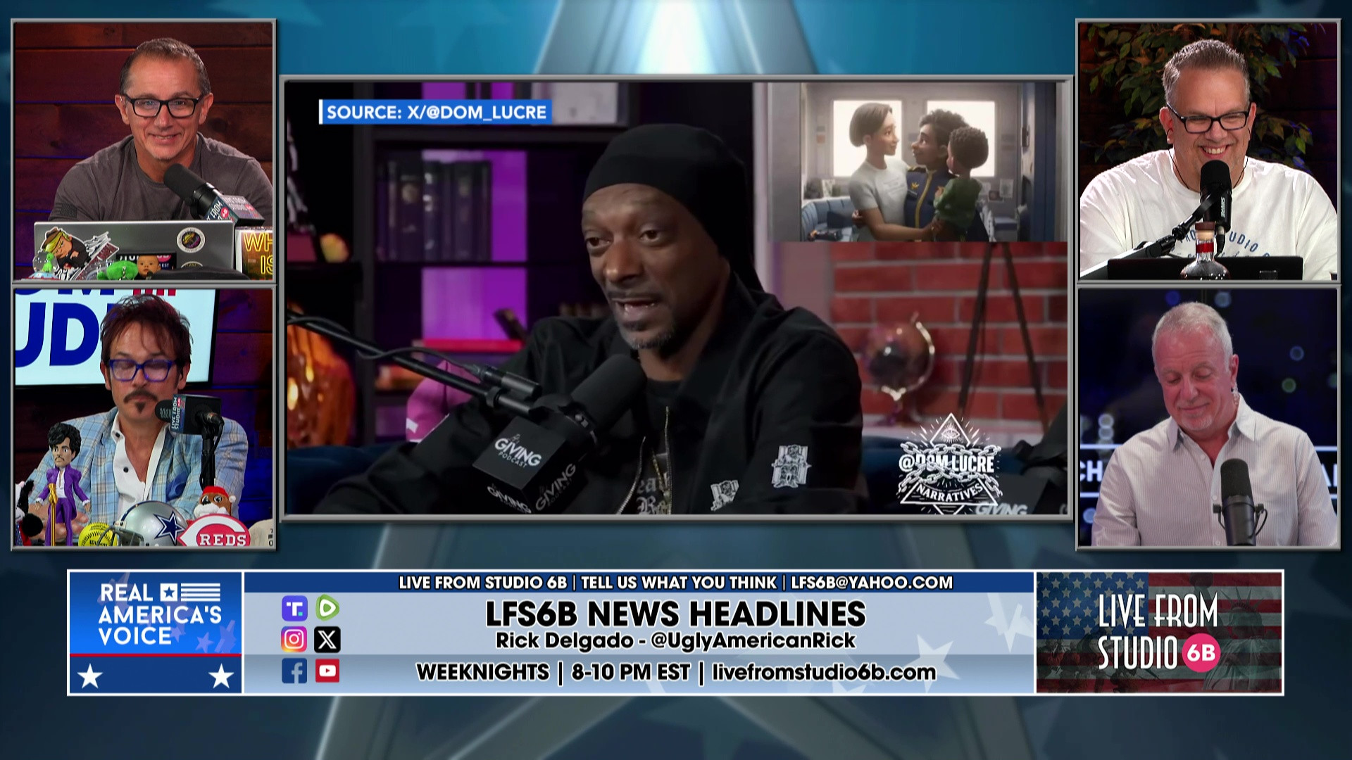 8-26-25 5 - Chinese Student arrested, Snoop on Disney, New Enten Poll, Tulsi today