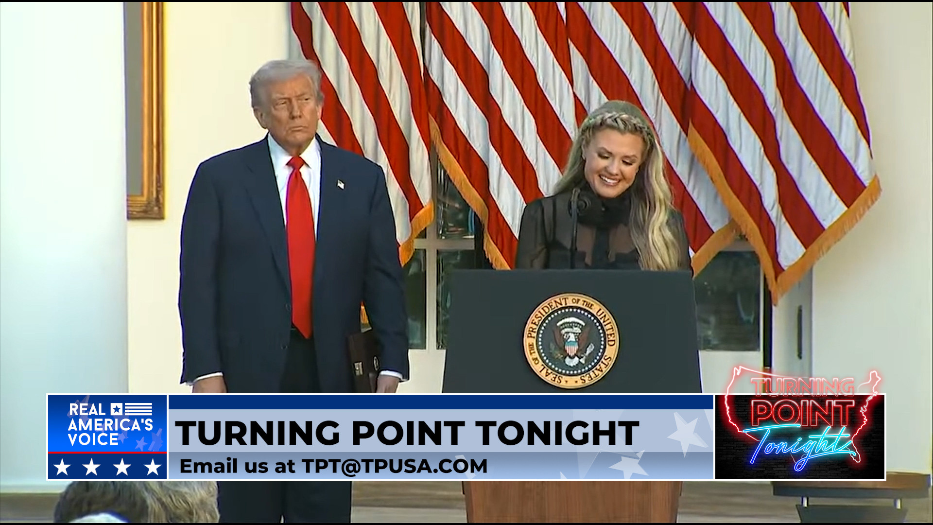 Charlie Kirk's Medal of Freedom Ceremony, Erika Kirk's Speech