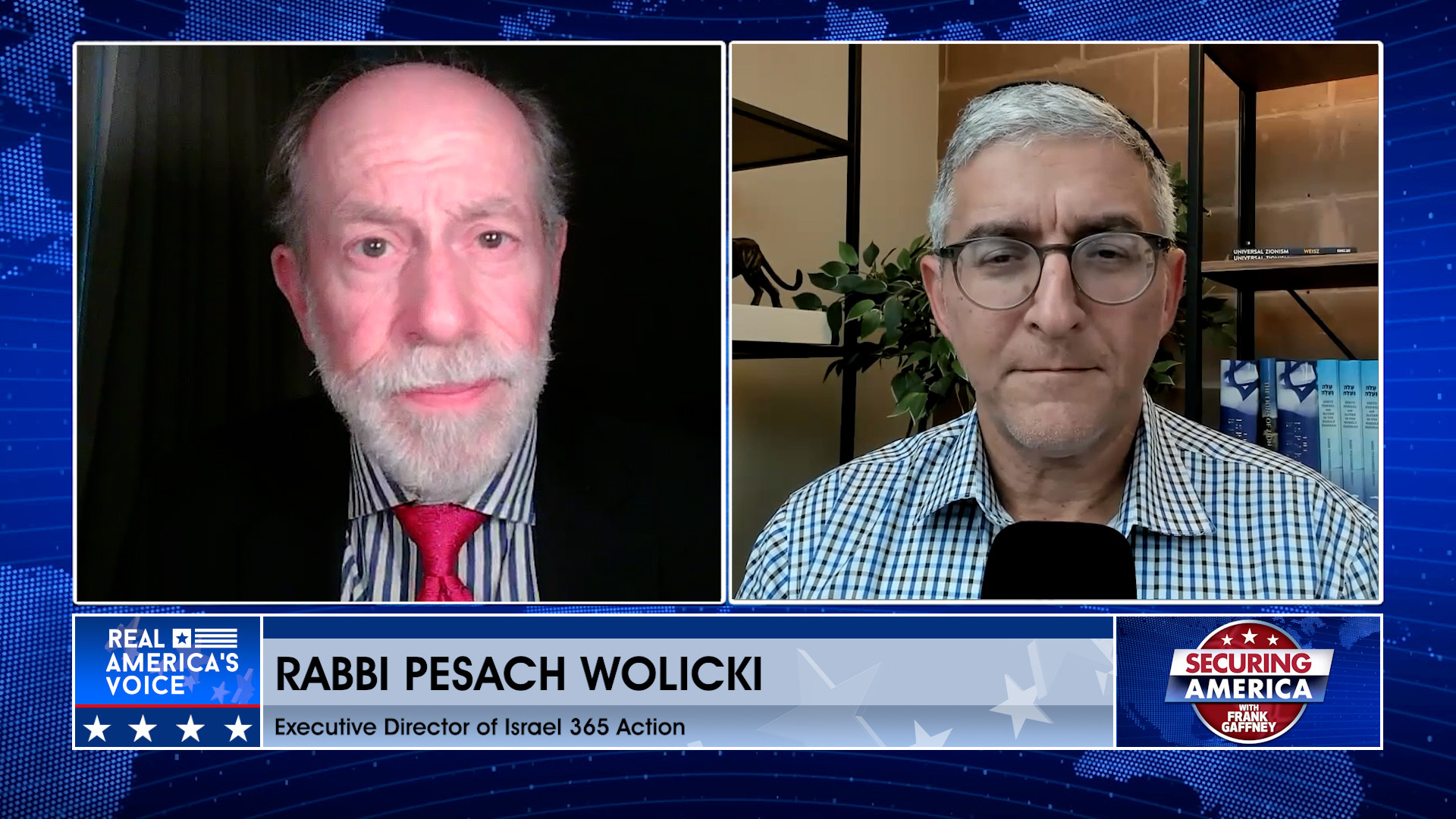 Frank Gaffney is joined by Rabbi Pesach Wolicki Pt. 1